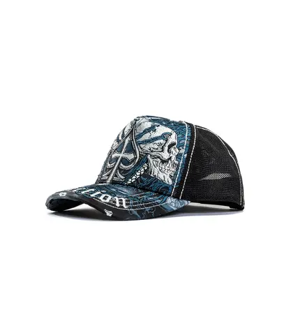 Affliction | Бейсболка мужская Charred Martyr Hat A29879 слева