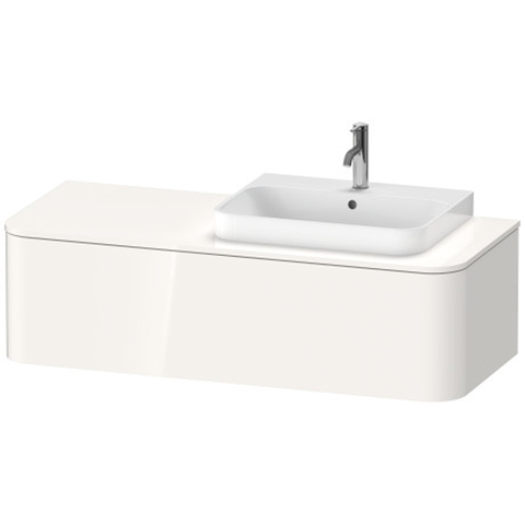 Duravit Happy D.2 Plus Тумба подвесная  354x1300x550мм 1 ящик, DX, цвет: белый глянцевый HP4942R2222