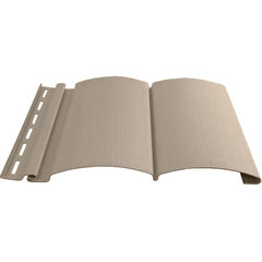 Сайдинг Tecos Premium+ Двойной оцилиндрованный брус Бежевый 3660х230 мм