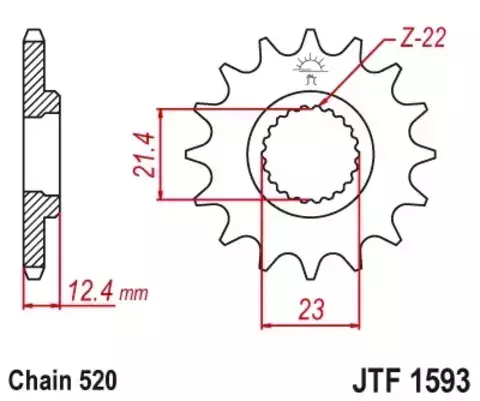 Звезда ведущая JTF1593 14