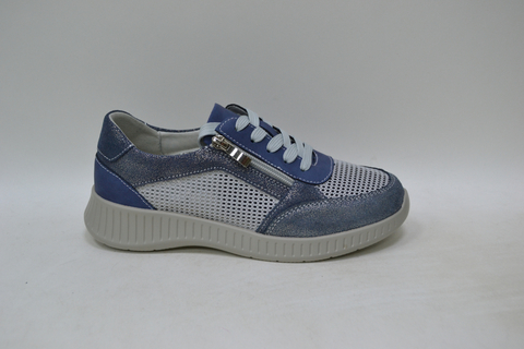 летние туфли BADEN PN 160-011 син 