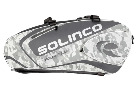 Теннисная сумка Solinco Racquet Bag 6 - white camo