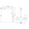 Milacio Ultra 559 MCU.559.GD Смеситель для кухни, брашированное золото