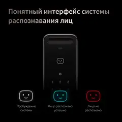 Умный замок Aqara ML-D01D врезной разблокировка отпечатком пальца / код / NFC / прилодение / механический ключ 5000 mAh бронзовый/черный