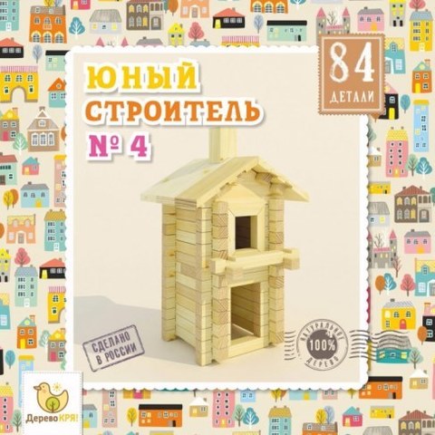 Конструктор Дерево кря! Юный строитель №4 dk-004