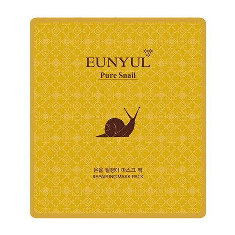 Eunyul Snail Mask Pack - Тканевая маска для лица с муцином улитки