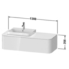 Duravit Happy D.2 Plus Тумба подвесная  354x1300x550мм 1 ящик, DX, цвет: белый глянцевый HP4942R2222
