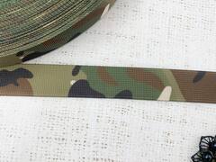 Лента ременная стропа 300D, ш. 4 см, 36 гр/м, камуфляж мультикам