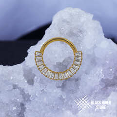 Кликер Syrma Crystal PVD Yellow 1.2мм