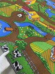 Двусторонний игровой коврик Playmat DUO City Grey+Farm (140*200 см)