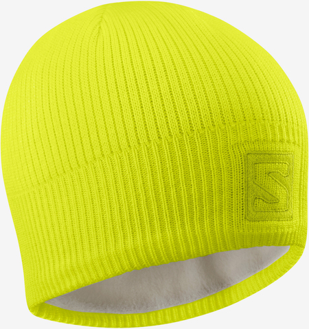 Картинка шапка Salomon Logo Beanie Sulphur Spring - 1