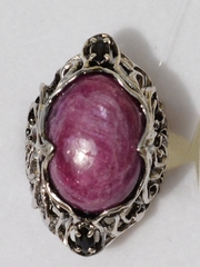 Корунд (кольцо из серебра)