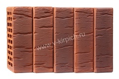 Кирпич лицевой Воротынский одинарный кортен, кора