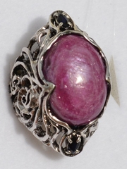 Корунд (кольцо из серебра)