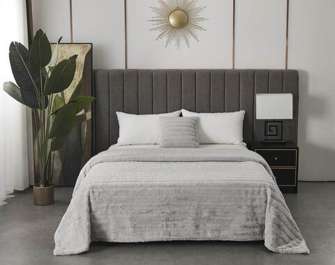 Плед 160х220 Sofi De MarkO Анабель серый