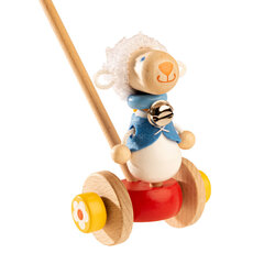 Каталка на палочке "Овечка Долли", Вальда