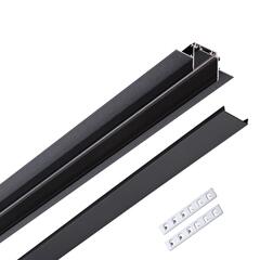 135197 SHINO NT23 000 черный Низковольтный шинопровод для встраиваемого монтажа в ГКЛ 1м IP20 48V SMAL