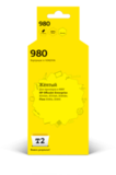 Картридж T2 IC-HD8J09A №980 для HP OfficeJet Enterprise X555dn, X555xh, X585dn, Flow X585z, X585f (6600 стр.), желтый, с чипом