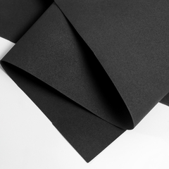Фоамиран Иранский цвет черный. Толщина 1.0мм. Лист 60х70см.