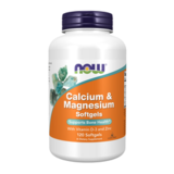 Кальций с магнием, Calcium & Magnesium, Now Foods, 120 желатиновых капсул 1