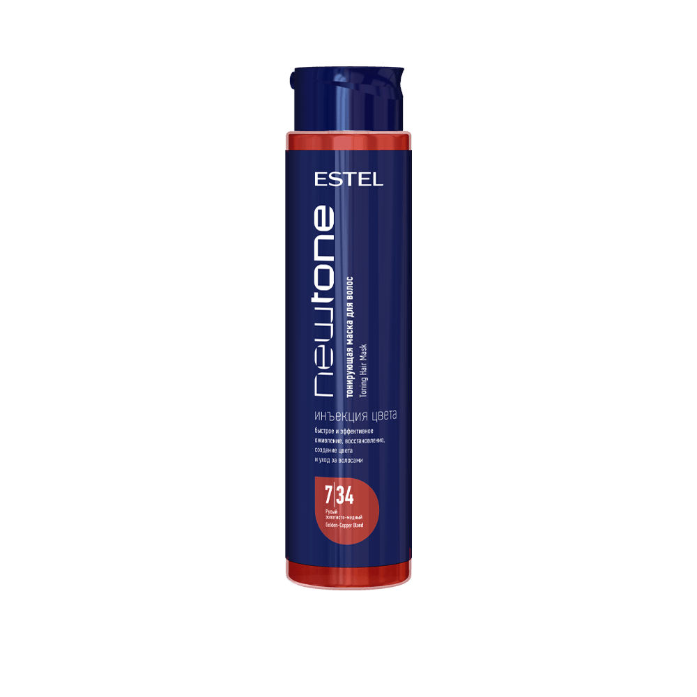 ESTEL HAUTE COUTURE NEWTONE Тонирующая маска для волос 7/34 Русый золотисто-медный, 400 мл