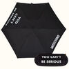 Зонт мини Moschino 8985-A YOU CAN'T BE SERIOUS
