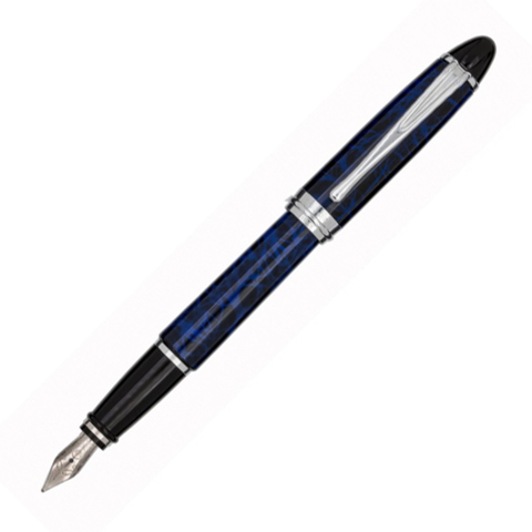 Перьевая ручка Aurora Ipsilon Lacca Blue CT, перо - М, в подарочной коробке