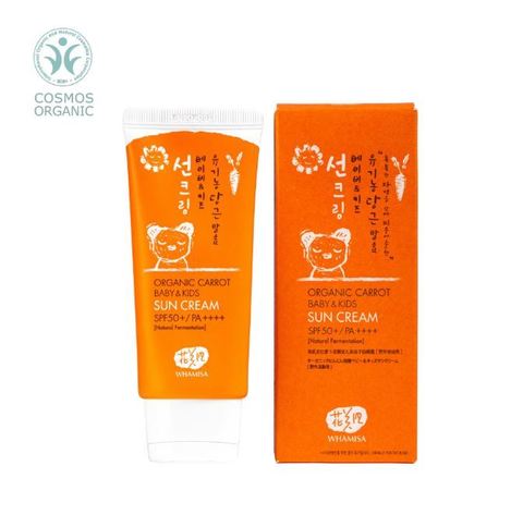 Organic Carrot Baby&Kids Sun Cream SPF 50+ / PA++++ (Natural Fermentation)