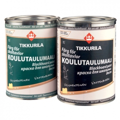 ТИККУРИЛА Краска для школьных досок черная (1л) (KOULUTAULUMAALI)