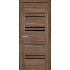 Купить Межкомнатная дверь экошпон Uberture 30026 серый велюр остеклённая