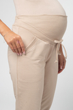 Спортивные брюки для беременных 13642 темно-бежевый