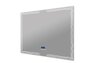 Cezares 45064 Зеркало с LED подстветкой, К6500, сенсорным выключателем Touch System, системой антизапотевания, с радио и датчиком температуры, 120x90