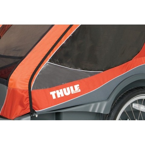 Картинка коляска Thule Chariot Captain2 (в комплекте с велосцепкая) абрикосовая  - 8