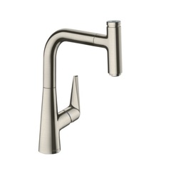 Смеситель для кухни с выдвижным изливом и лейкой Hansgrohe M51 73852800 фото