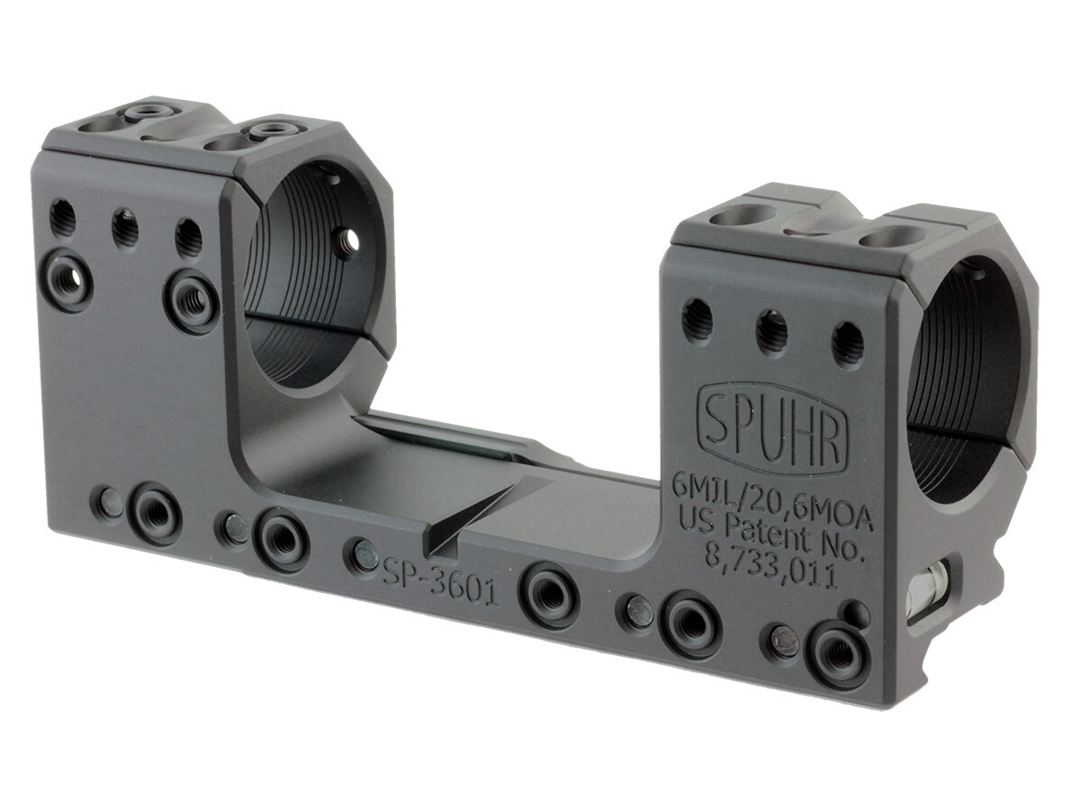 Кронштейн SPUHR Scope Mount 30мм на Picatinny, высота 15мм, наклон 6 MIL/20.6 MOA