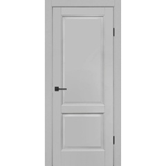 Межкомнатная дверь экошпон ДП Н12 silver gray