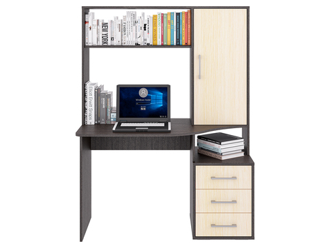 Компьютерный стол СК-55 венге / дуб молочный