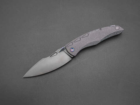 Складной нож Krotos [T14N DLC StoneWash CrystalTi DLC]