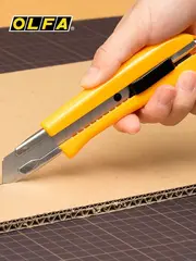 OLFA 18 мм, с авто фиксатором, нож с выдвижным лезвием, (OL-BN-AL)