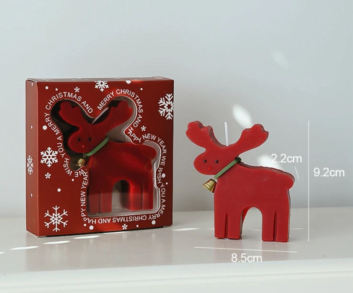 Свечи ZEPHYR HOME ароматизированные красный Олень