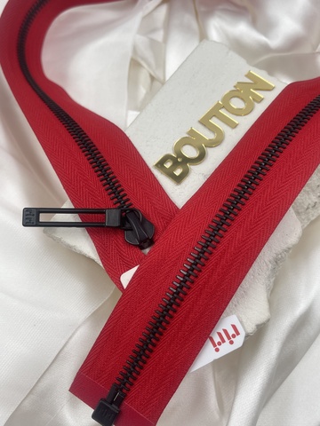 Молнии riri звено BI, слайдер STAB, разъёмная, 1 замок, 6 мм, цвет 2407, красный