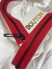 Молнии riri звено BI, слайдер STAB, разъёмная, 1 замок, 6 мм, цвет 2407, красный