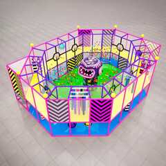 Детский игровой лабиринт «Зубастая Атака»