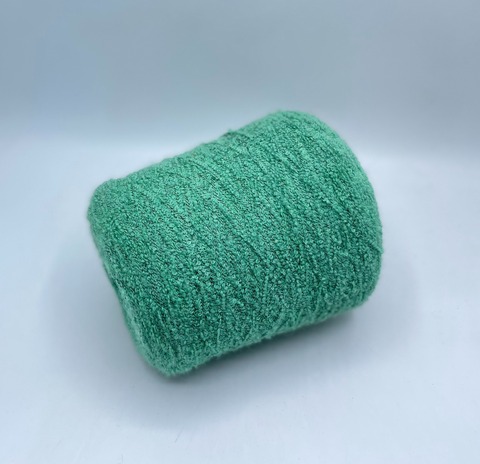 Pool trend (пр.Италия),art-BabyB4 400м/100гр, 80% бэби альпака, 20% полиамид, цвет-Зеленый на черной основе, арт-36515