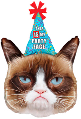 К Фигура, Голова, Сердитая кошка в колпаке, 35''/89 см, 1 шт.