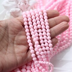 Майорка зефирно-розовая 6 мм, 1 нить, МА209