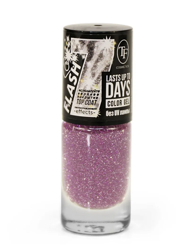 TF Лак для ногтей COLOR GEL FLASH тон 358 Фиалковая вспышка 8мл