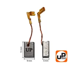 Щетка графитовая UNITED PARTS для MAKITA СВ-459 (аналог 194722-3) 6х9х13мм (90-0440)