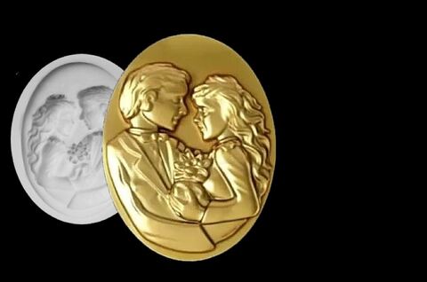 Молд камеи № 19 