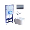 Aquatek SET Aquatek ПОЛАРИС-01-034 4в1 SET Aquatek ПОЛАРИС (рама Aquatek Standard INS-0000012+унитаз ПОЛАРИС AQ0700-01 с тонким сиденьем soft-close+ крепеж KKI-0000002 +панель KDI-0000034)